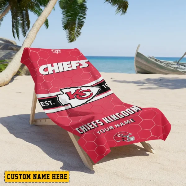 Kansas City Chiefs NFL Beach Towels New 2025 AZBTOWEL564