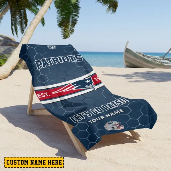 New England Patriots NFL Beach Towels New 2025 AZBTOWEL570