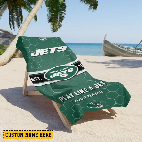New York Jets NFL Beach Towels New 2025 AZBTOWEL573