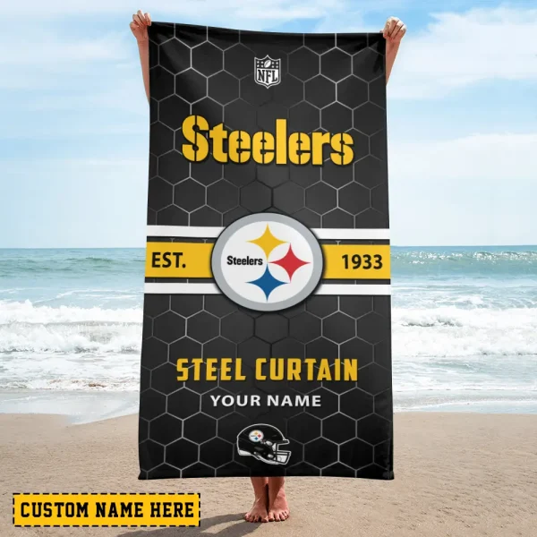 Pittsburgh Steelers NFL Beach Towels New 2025 AZBTOWEL575 - Image 2