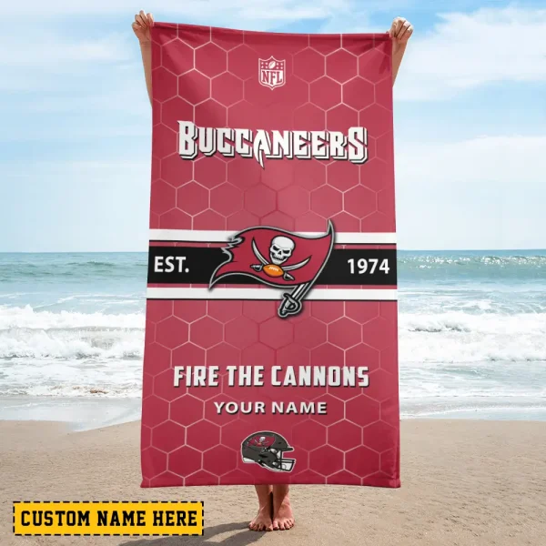 Tampa Bay Buccaneers NFL Beach Towels New 2025 AZBTOWEL578 - Image 2