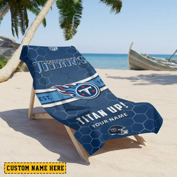 Tennessee Titans NFL Beach Towels New 2025 AZBTOWEL579