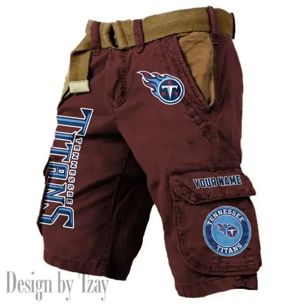 Tennessee Titans Pocket Print Cargo Shorts (Belt Not Included) trending 2025 S9MCS429 - Image 4