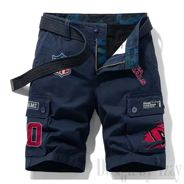Arizona Cardinals New Summer Men Cargo Shorts Fashion 2025 SPTNSM097 - Image 3