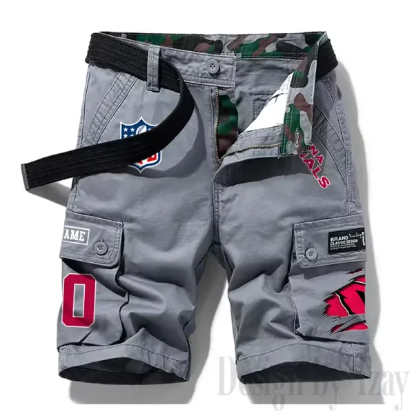 Arizona Cardinals New Summer Men Cargo Shorts Fashion 2025 SPTNSM097 - Image 4