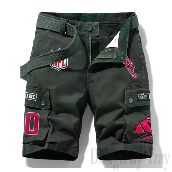 Arizona Cardinals New Summer Men Cargo Shorts Fashion 2025 SPTNSM097 - Image 6