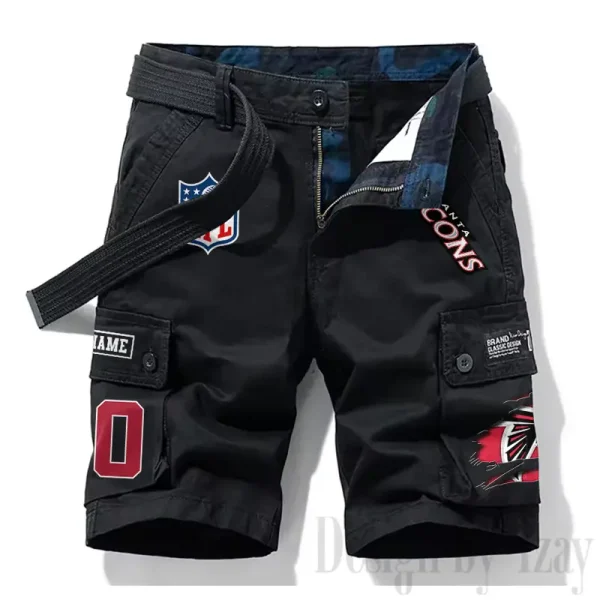 Atlanta Falcons New Summer Men Cargo Shorts Fashion 2025 SPTNSM098 - Image 3