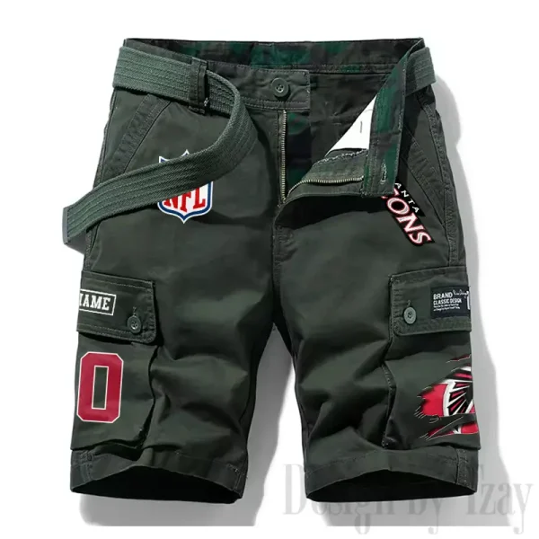 Atlanta Falcons New Summer Men Cargo Shorts Fashion 2025 SPTNSM098 - Image 4