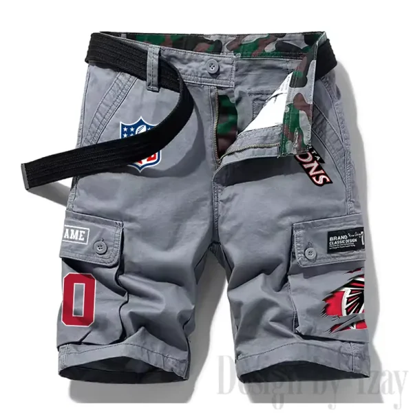 Atlanta Falcons New Summer Men Cargo Shorts Fashion 2025 SPTNSM098 - Image 5