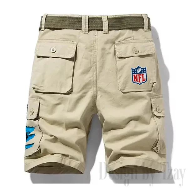 Carolina Panthers New Summer Men Cargo Shorts Fashion 2025 SPTNSM101 - Image 2