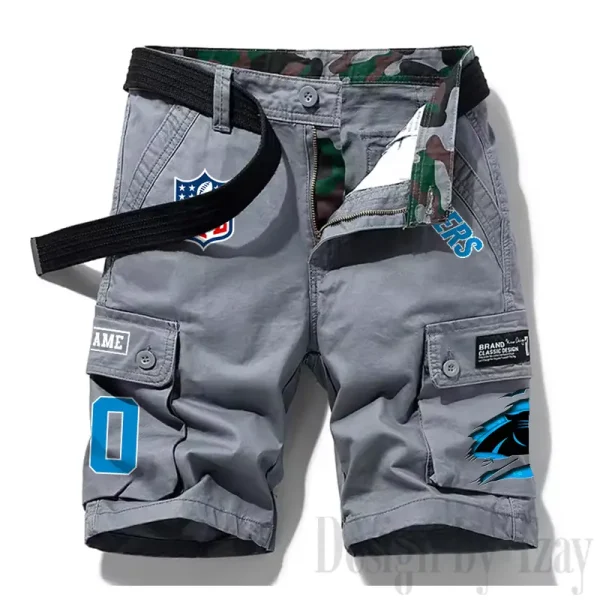 Carolina Panthers New Summer Men Cargo Shorts Fashion 2025 SPTNSM101 - Image 4