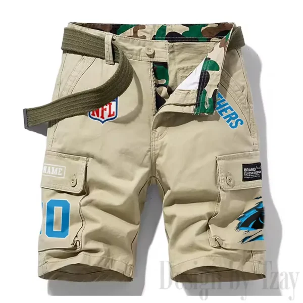 Carolina Panthers New Summer Men Cargo Shorts Fashion 2025 SPTNSM101 - Image 6
