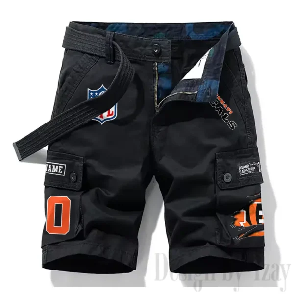 Cincinnati Bengals New Summer Men Cargo Shorts Fashion 2025 SPTNSM103 - Image 3