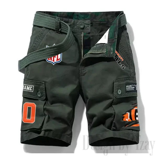 Cincinnati Bengals New Summer Men Cargo Shorts Fashion 2025 SPTNSM103 - Image 4