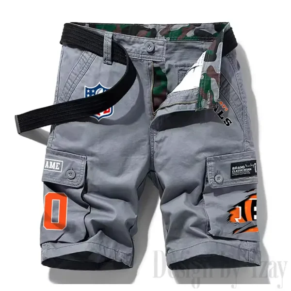 Cincinnati Bengals New Summer Men Cargo Shorts Fashion 2025 SPTNSM103 - Image 5