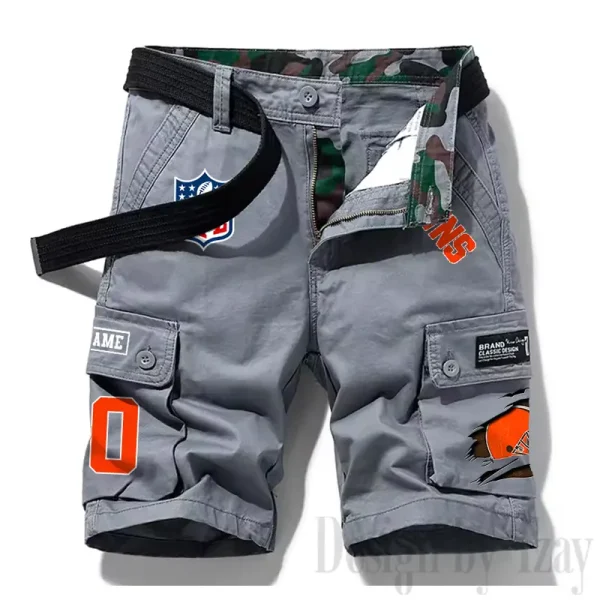 Cleveland Browns New Summer Men Cargo Shorts Fashion 2025 SPTNSM104 - Image 4