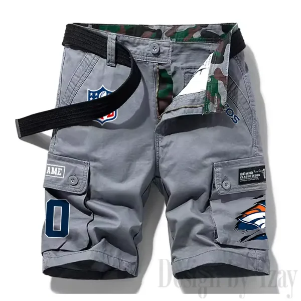 Denver Broncos New Summer Men Cargo Shorts Fashion 2025 SPTNSM106 - Image 2