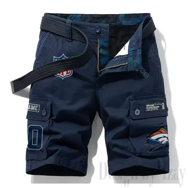 Denver Broncos New Summer Men Cargo Shorts Fashion 2025 SPTNSM106 - Image 3