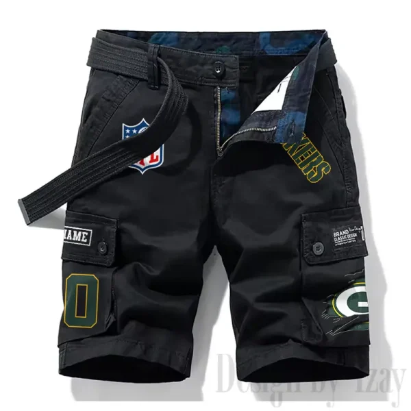 Green Bay Packers New Summer Men Cargo Shorts Fashion 2025 SPTNSM108