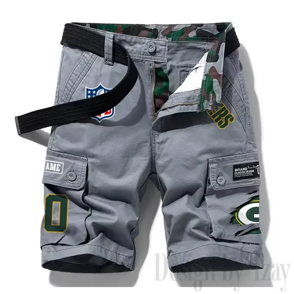 Green Bay Packers New Summer Men Cargo Shorts Fashion 2025 SPTNSM108 - Image 4