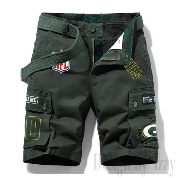 Green Bay Packers New Summer Men Cargo Shorts Fashion 2025 SPTNSM108 - Image 5