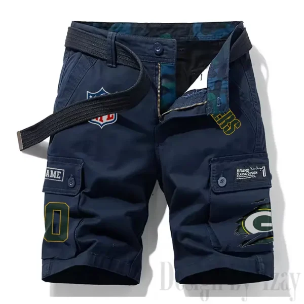 Green Bay Packers New Summer Men Cargo Shorts Fashion 2025 SPTNSM108 - Image 6