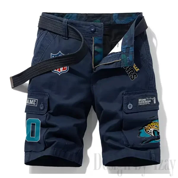Jacksonville Jaguars New Summer Men Cargo Shorts Fashion 2025 SPTNSM111