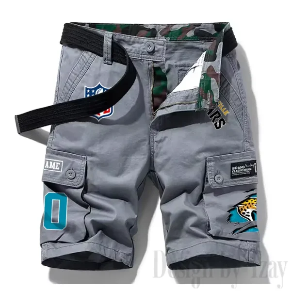 Jacksonville Jaguars New Summer Men Cargo Shorts Fashion 2025 SPTNSM111 - Image 5