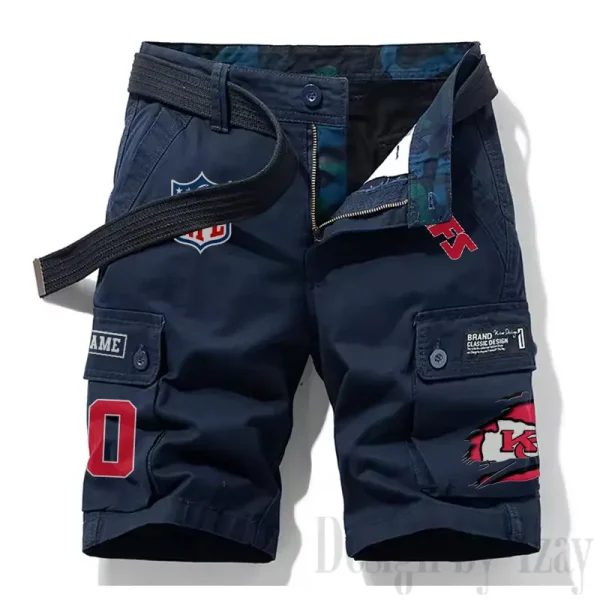 Kansas City Chiefs New Summer Men Cargo Shorts Fashion 2025 SPTNSM112 - Image 3