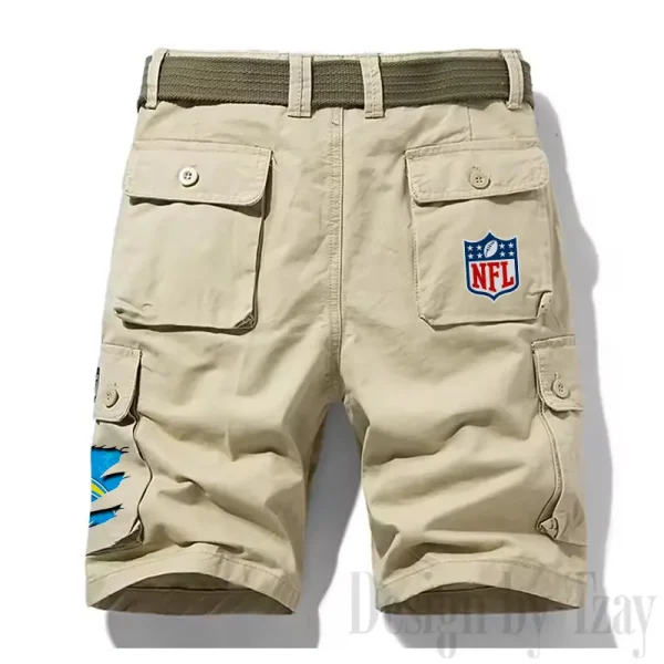 Los Angeles Chargers New Summer Men Cargo Shorts Fashion 2025 SPTNSM114 - Image 2