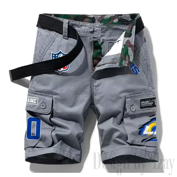 Los Angeles Rams New Summer Men Cargo Shorts Fashion 2025 SPTNSM115