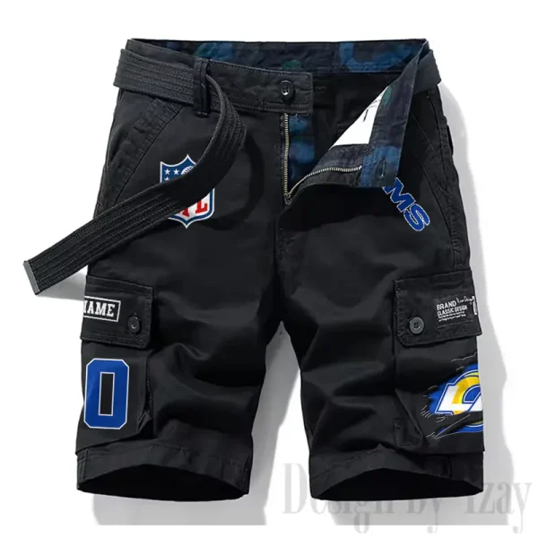 Los Angeles Rams New Summer Men Cargo Shorts Fashion 2025 SPTNSM115 - Image 2