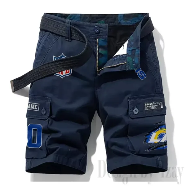 Los Angeles Rams New Summer Men Cargo Shorts Fashion 2025 SPTNSM115 - Image 4