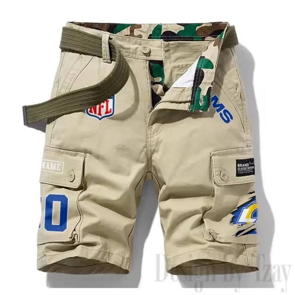 Los Angeles Rams New Summer Men Cargo Shorts Fashion 2025 SPTNSM115 - Image 6
