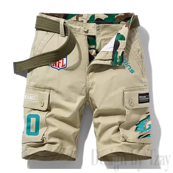 Miami Dolphins New Summer Men Cargo Shorts Fashion 2025 SPTNSM116 - Image 5