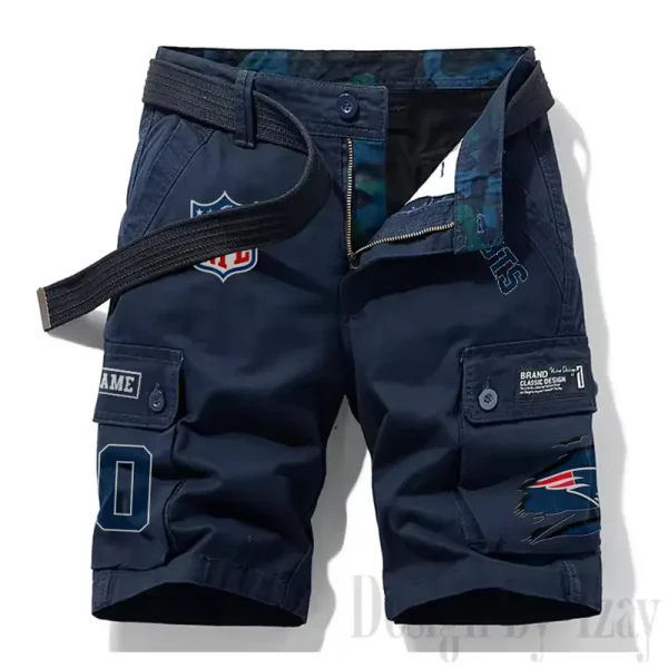 New England Patriots New Summer Men Cargo Shorts Fashion 2025 SPTNSM118