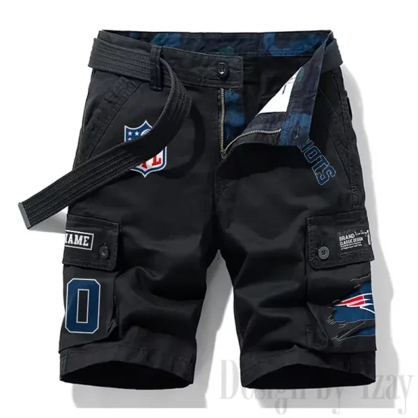 New England Patriots New Summer Men Cargo Shorts Fashion 2025 SPTNSM118 - Image 2