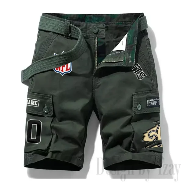 New Orleans Saints New Summer Men Cargo Shorts Fashion 2025 SPTNSM119 - Image 2