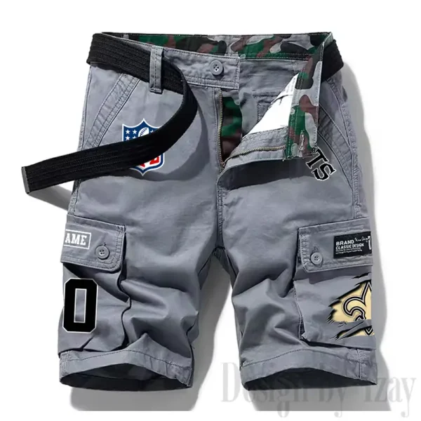 New Orleans Saints New Summer Men Cargo Shorts Fashion 2025 SPTNSM119 - Image 4