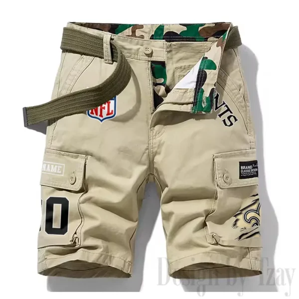 New Orleans Saints New Summer Men Cargo Shorts Fashion 2025 SPTNSM119 - Image 5