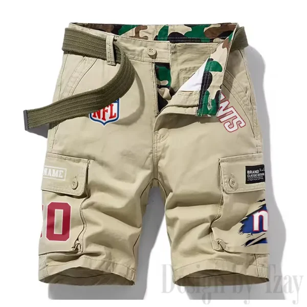 New York Giants New Summer Men Cargo Shorts Fashion 2025 SPTNSM120 - Image 3