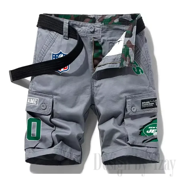 New York Jets New Summer Men Cargo Shorts Fashion 2025 SPTNSM121