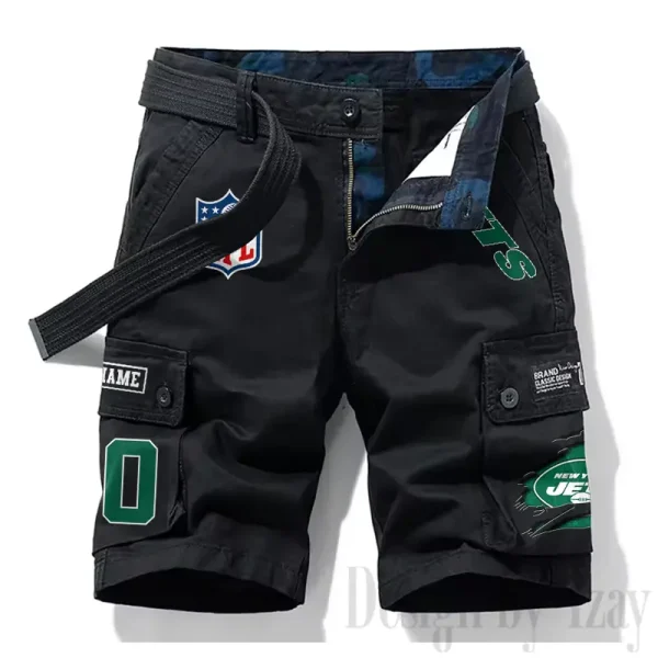 New York Jets New Summer Men Cargo Shorts Fashion 2025 SPTNSM121 - Image 2