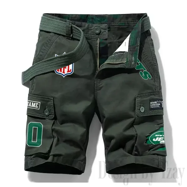 New York Jets New Summer Men Cargo Shorts Fashion 2025 SPTNSM121 - Image 3