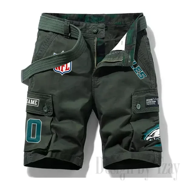 Philadelphia Eagles New Summer Men Cargo Shorts Fashion 2025 SPTNSM122 - Image 2