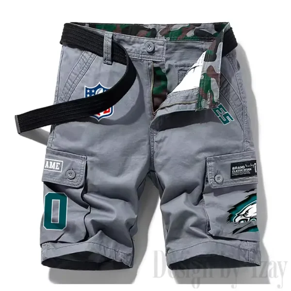 Philadelphia Eagles New Summer Men Cargo Shorts Fashion 2025 SPTNSM122 - Image 5