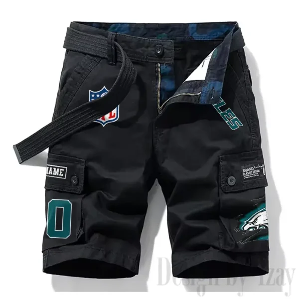 Philadelphia Eagles New Summer Men Cargo Shorts Fashion 2025 SPTNSM122 - Image 6