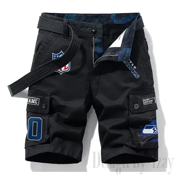 Seattle Seahawks New Summer Men Cargo Shorts Fashion 2025 SPTNSM125