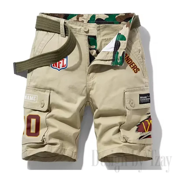 Washington Commanders New Summer Men Cargo Shorts Fashion 2025 SPTNSM128