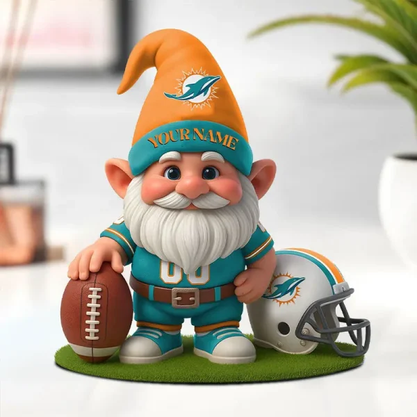 Miami Dolphins New Cute Acrylic Block Plaque SPTCABP005